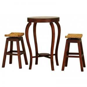 CT Ornament Bar Table and Stools Set