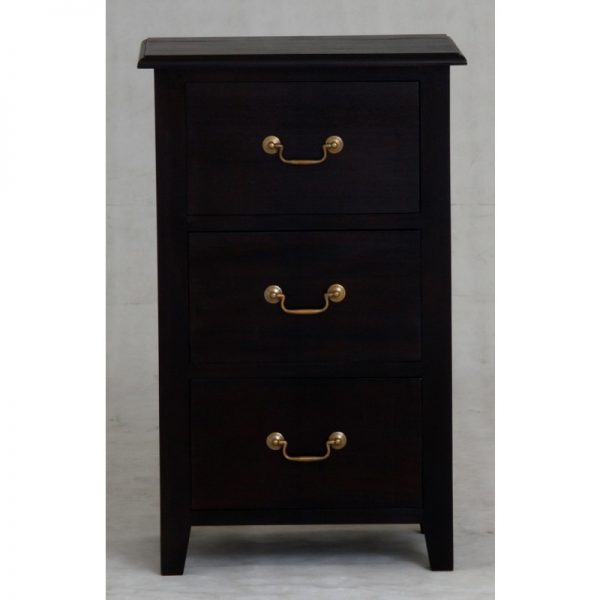 CT 3 Drawer Bedside Table