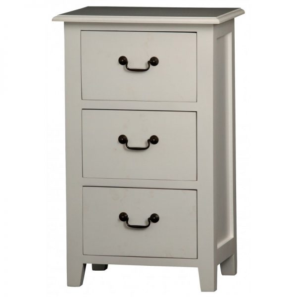 CT 3 Drawer Bedside Table
