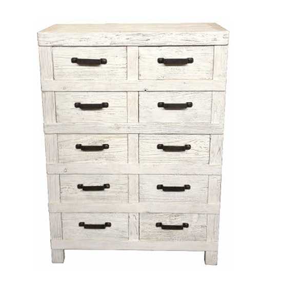 MF Industrial Iron 10-Drawer Chest