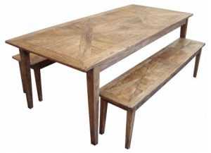 MF Parquetry 150cm Table