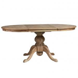 Sassionhome Salon Round Extension Dining Table