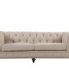 BE Chesterfield 3 seater Beige