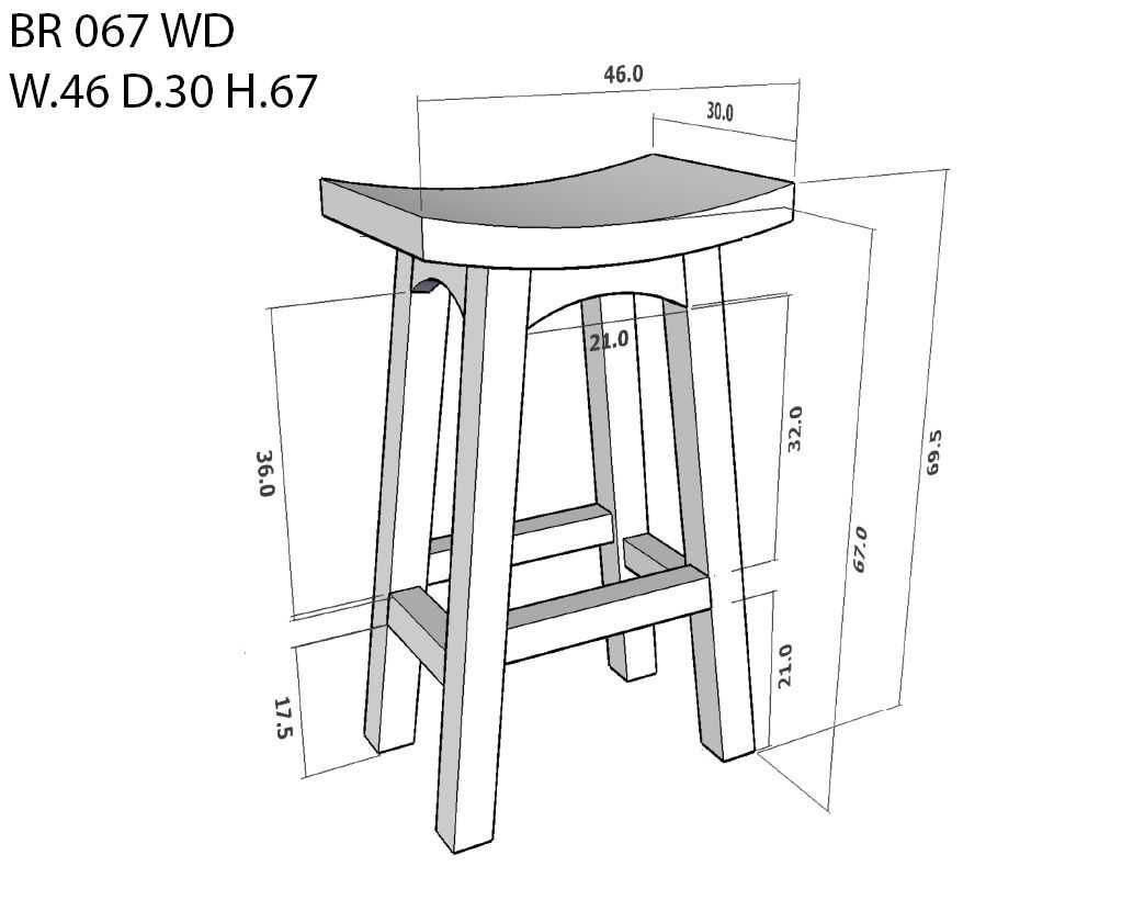 Ct Wooden Barstool Height, Wooden Bar Stool Dimensions