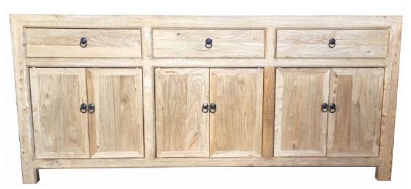 MF Chinese Antique Reproduction 3-Drawer 6-Door Sideboard
