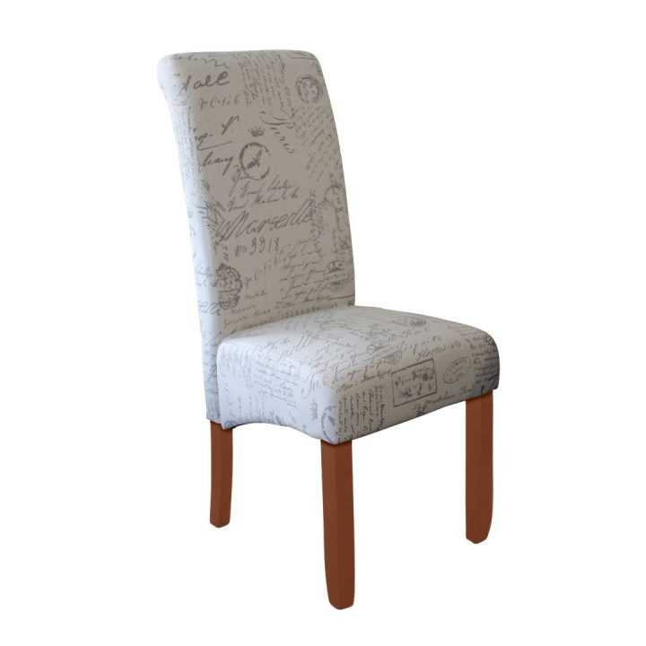 BT Avalon Dining Chair Chestnut/Script Fabric