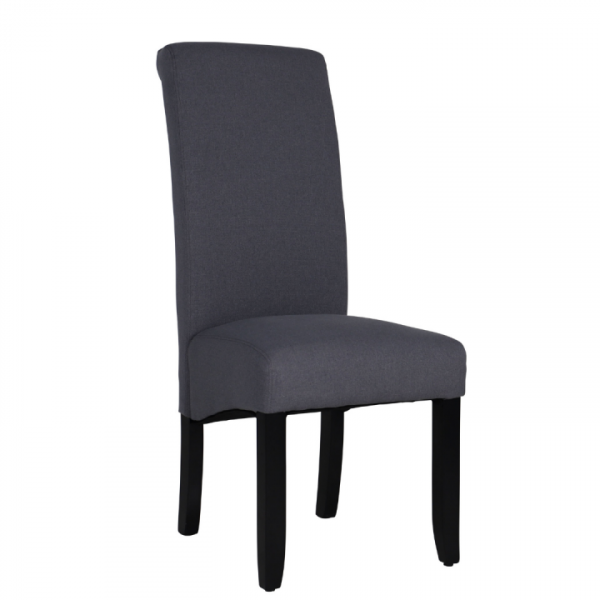 BT Avalon Dining Chair Wenge/Dark Grey Fabric