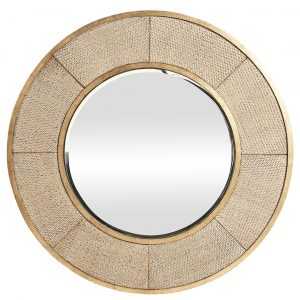 SH Ranchi Round Mirror Gold