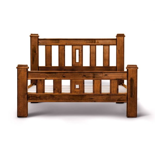 VI Jamaica Solid Timber Queen Bed