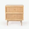 VI Raphia 2 Drawer Solid Timber Bedside