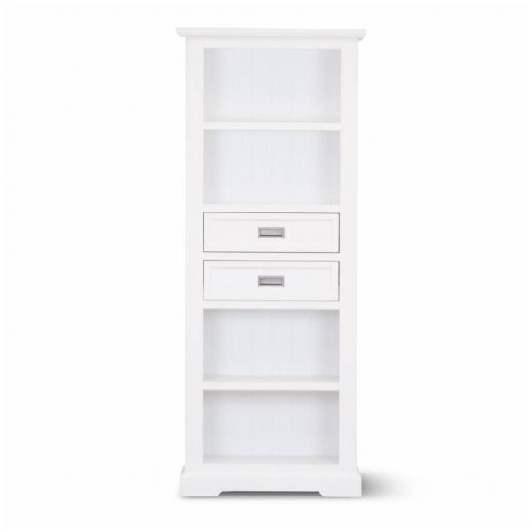 VI Coastal Bookcase with 2 Drawers