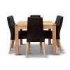 VI Highland Table With 8 Dining Chair Black-Kit
