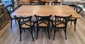 VI Elba Acacia Timber Dining Table