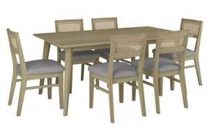 VI Malmo 7pc 180din Table& Chairs-Kit