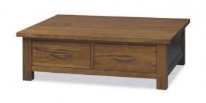 VI Toscana Solid Timber Coffee Table with 2 Drawers