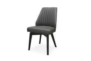 VI Roma Leather Dining Chair with Tiber Legs