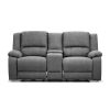 VI Captain 2 Seater Fabric Lounge with Console