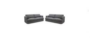 EL Ivy Double 2.5 Seater Fabric Sofa Set