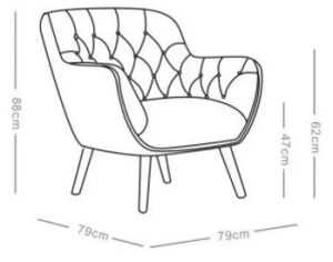 EL Melanie Fabric Chair
