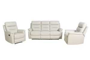 EL Nelson 3 Seater + 2 Single Seater Leather Recliner