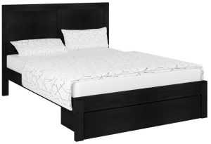 VI Messina Bed with Storage - Black